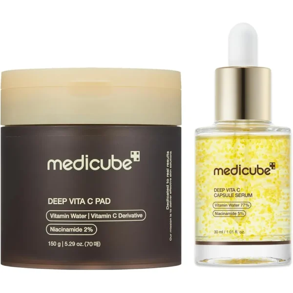 SET MEDICUBE DEEP VITA C RADIANCE PAD & SERUM 2 PZS