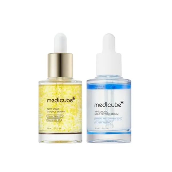 SET VITA C SERUM ILUMINADOR NATURAL MEDICUBE 2 PZS