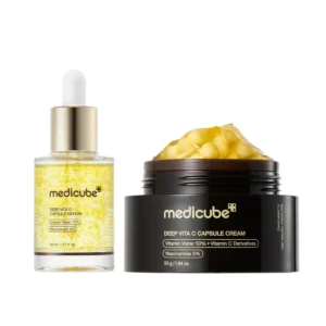 SET SERUM Y CREMA CAPSULAS VITAMINA C PROFUNDA MEDICUBE 2 PZS