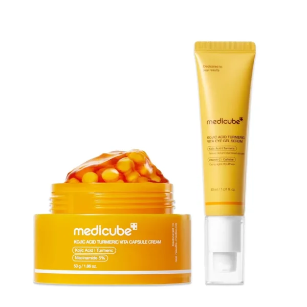 SET ILUMINADOR E HIDRATANTE ACIDO KOJICO MEDICUBE 2 PZS