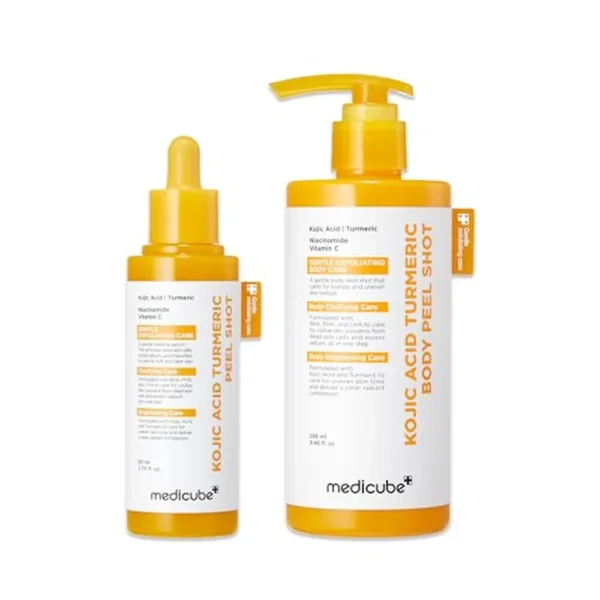 SET PEELING CURCUMA MEDICUBE ROSTRO Y CUERPO 2 PZS