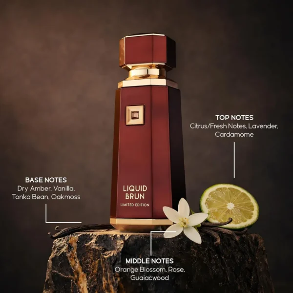 PERFUME FRENCH AVENUE LIQUID BRUN LIMITED EDITION EXTRAIT DE PARFUM UNISEX 5.1 OZ / 150 ML