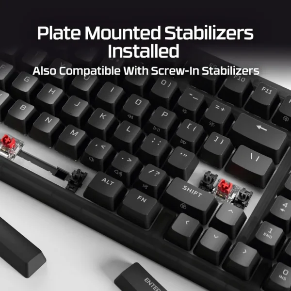 TECLADO ALÁMBRICO HYPERX ORIGINS 2 1800 HOT SWAP | NEGRO