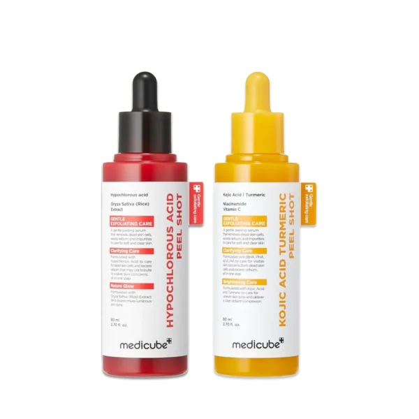 SET EXFOLIANTE MEDICUBE DUAL PEEL SHOT 2 PZS