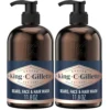 PACK X2 GEL DE DUCHA PARA BARBA KING C. GILLETTE 325ML