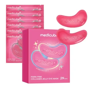 PARCHES OCULARES DE GELATINA DE COLÁGENO ROSA MEDICUBE PDRN 28 PARES