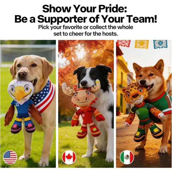 SET PELUCHES MASCOTAS FIFA WORLD CUP 2026 11"