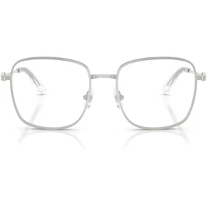 SWAROVSKI MONTURA CUADRADO SK1036 55 MM MUJER | SILVER/DEMO LENS