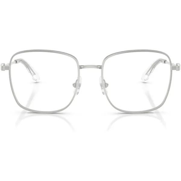 SWAROVSKI MONTURA CUADRADO SK1036 55 MM MUJER | SILVER/DEMO LENS