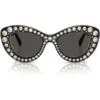 SWAROVSKI LENTES DE SOL SK6060 49 MM MUJER | TRANSPARENT DARK GREY/DARK GREY