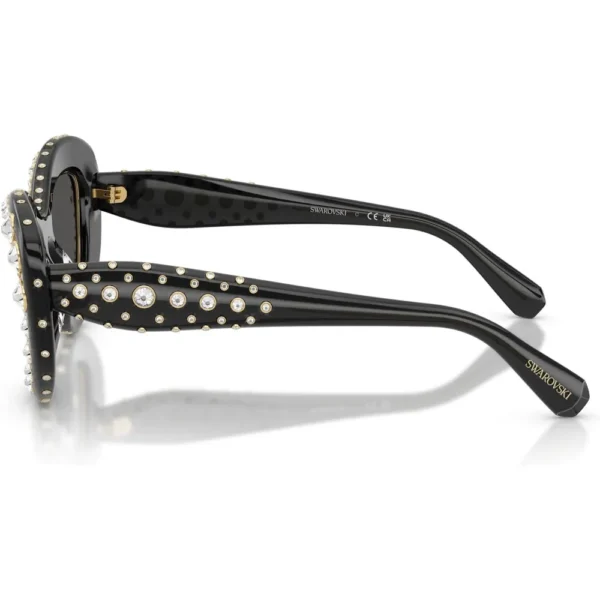 SWAROVSKI LENTES DE SOL SK6060 49 MM MUJER | TRANSPARENT DARK GREY/DARK GREY