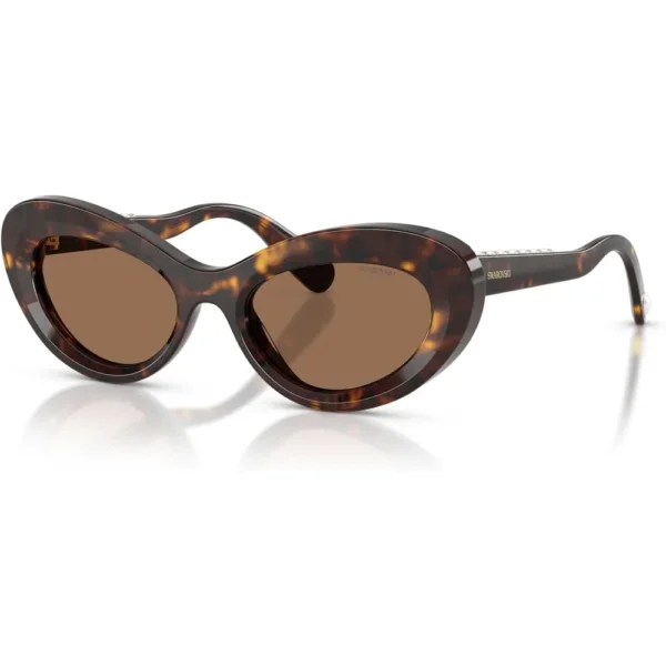 SWAROVSKI LENTES DE SOL SK6061U 51 MM MUJER | HAVANA/DARK BROWN
