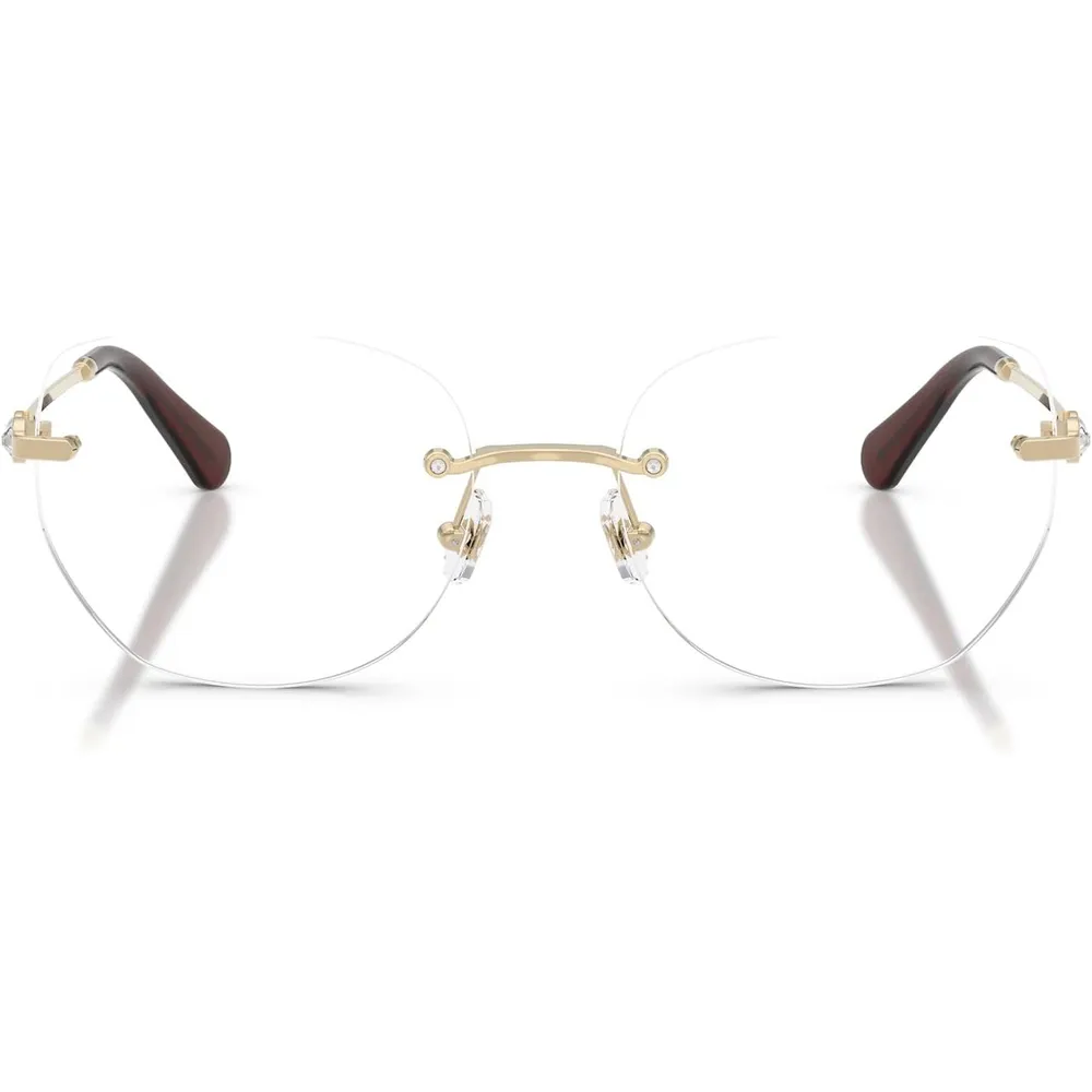SWAROVSKI MONTURA SK1038 54 MM MUJER | PALE GOLD/DEMO LENS