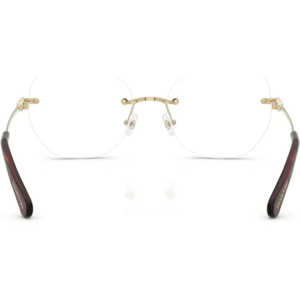 SWAROVSKI MONTURA SK1038 54 MM MUJER | PALE GOLD/DEMO LENS