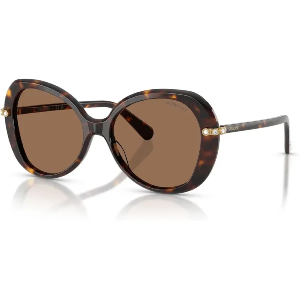 SWAROVSKI LENTES DE SOL SK6059 55 MM MUJER | HAVANA/DARK BROWN