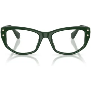 SWAROVSKI MONTURA CUADRADO SK2062U 52 MM MUJER | DARK GREEN/DEMO LENS