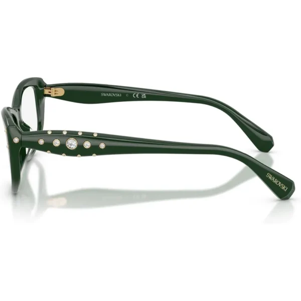 b0gl433hlt_2_webp.webp SWAROVSKI MONTURA CUADRADO SK2062U 52 MM MUJER | DARK GREEN/DEMO LENS