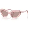 SWAROVSKI LENTES DE SOL SK6061U 51 MM MUJER | TRANSPARENT DARK PINK/LIGHT PURPLE BROWN