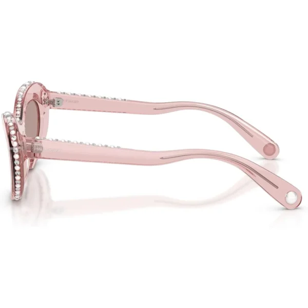 SWAROVSKI LENTES DE SOL SK6061U 51 MM MUJER | TRANSPARENT DARK PINK/LIGHT PURPLE BROWN
