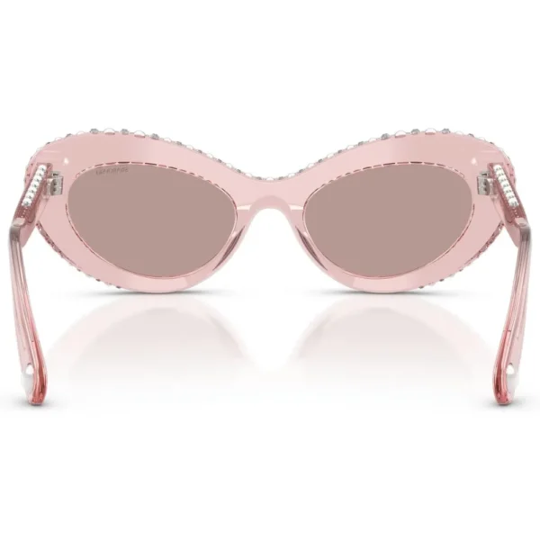 SWAROVSKI LENTES DE SOL SK6061U 51 MM MUJER | TRANSPARENT DARK PINK/LIGHT PURPLE BROWN