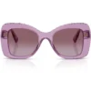 SWAROVSKI LENTES DE SOL MARIPOSA SK6062U 51 MM MUJER | TRANSPARENT AMETHYST/VIOLET GRADIENT