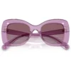 SWAROVSKI LENTES DE SOL MARIPOSA SK6062U 51 MM MUJER | TRANSPARENT AMETHYST/VIOLET GRADIENT