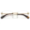 SWAROVSKI MONTURA OVAL SK1037 54 MM MUJER | PALE GOLD/DEMO LENS