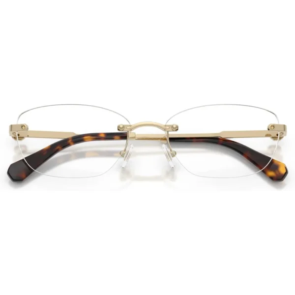 SWAROVSKI MONTURA OVAL SK1037 54 MM MUJER | PALE GOLD/DEMO LENS