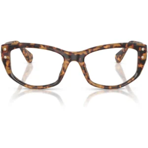 SWAROVSKI MONTURA CUADRADO SK2062U 54 MM MUJER | LIGHT HAVANA/DEMO LENS