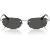 SWAROVSKI LENTES DE SOL SK7045D 57 MM MUJER | SILVER/DARK GREY