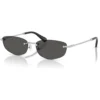 SWAROVSKI LENTES DE SOL SK7045D 57 MM MUJER | SILVER/DARK GREY