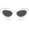 SWAROVSKI LENTES DE SOL SK6061U 51 MM MUJER | WHITE/DARK GREY