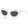 SWAROVSKI LENTES DE SOL SK6061U 51 MM MUJER | WHITE/DARK GREY