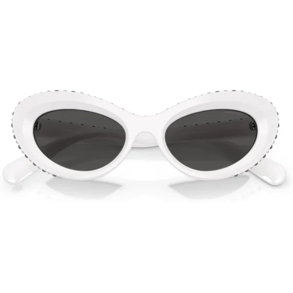 SWAROVSKI LENTES DE SOL SK6061U 51 MM MUJER | WHITE/DARK GREY