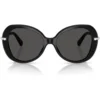 SWAROVSKI MONTURA SK6059F 55 MM MUJER | BLACK/DARK GREY