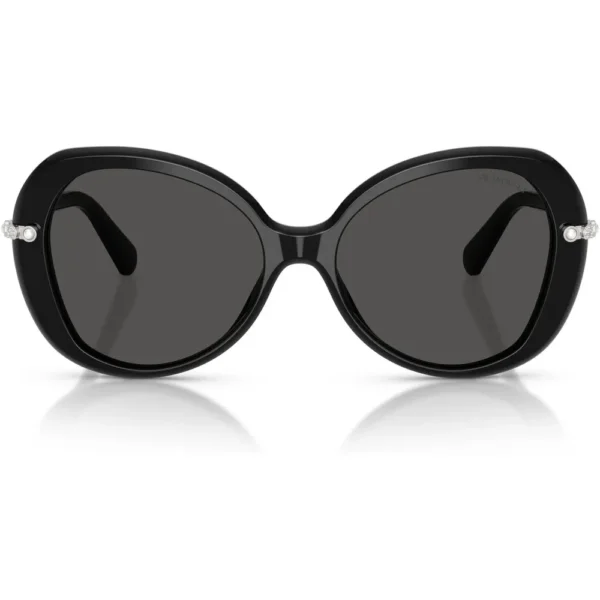 SWAROVSKI MONTURA SK6059F 55 MM MUJER | BLACK/DARK GREY