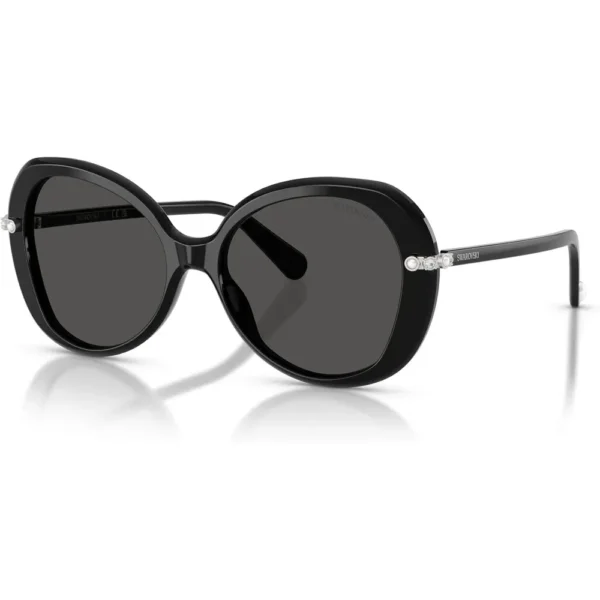 SWAROVSKI MONTURA SK6059F 55 MM MUJER | BLACK/DARK GREY