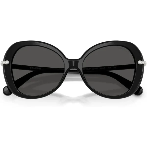 SWAROVSKI MONTURA SK6059F 55 MM MUJER | BLACK/DARK GREY