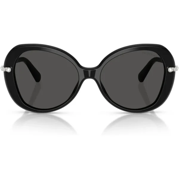 SWAROVSKI LENBTES DE SOL SK6059 55 MM MUJER | BLACK/DARK GREY