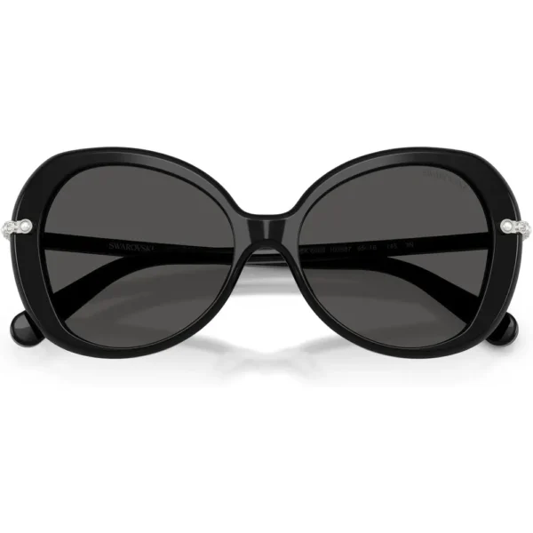 SWAROVSKI LENBTES DE SOL SK6059 55 MM MUJER | BLACK/DARK GREY