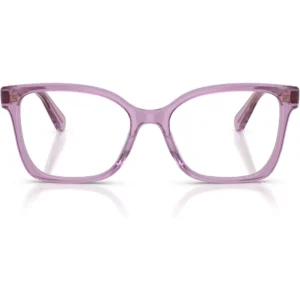 SWAROVSKI MONTURA CUADRADO SK2061 55 MM MUJER | TRANSPARENT AMETHYST/DEMO LENS