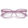 SWAROVSKI MONTURA CUADRADO SK2061 55 MM MUJER | TRANSPARENT AMETHYST/DEMO LENS