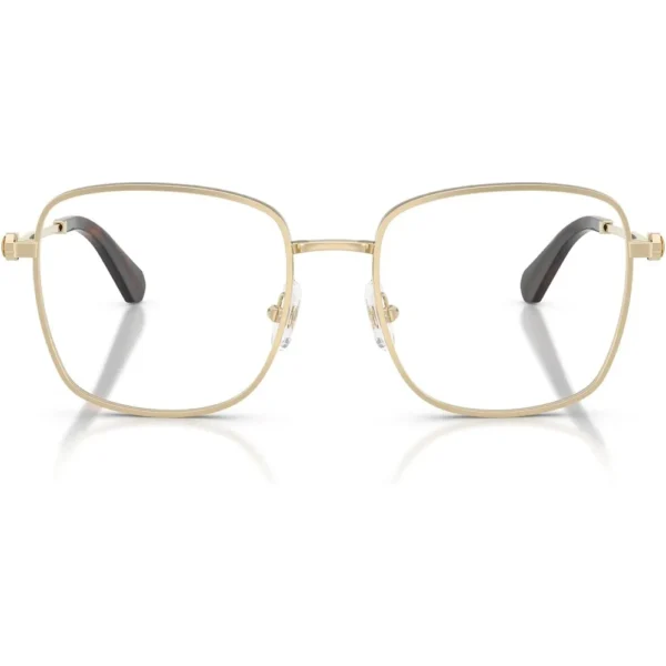 SWAROVSKI MONTURA CUADRADO SK1036 53 MM MUJER | PALE GOLD/DEMO LENS