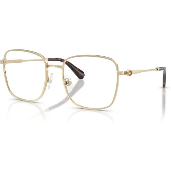 SWAROVSKI MONTURA CUADRADO SK1036 53 MM MUJER | PALE GOLD/DEMO LENS