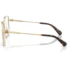 SWAROVSKI MONTURA CUADRADO SK1036 53 MM MUJER | PALE GOLD/DEMO LENS