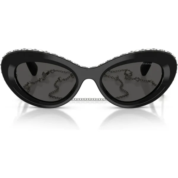 SWAROVSKI LENTES DE SOL SK6061 51 MM MUJER | BLACK/PEARL/DARK GREY