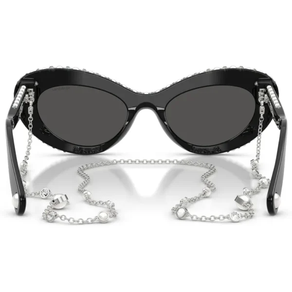 SWAROVSKI LENTES DE SOL SK6061 51 MM MUJER | BLACK/PEARL/DARK GREY