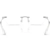 SWAROVSKI MONTURA OVAL SK1037 56 MM MUJER | SILVER/DEMO LENS