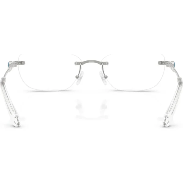 SWAROVSKI MONTURA OVAL SK1037 56 MM MUJER | SILVER/DEMO LENS