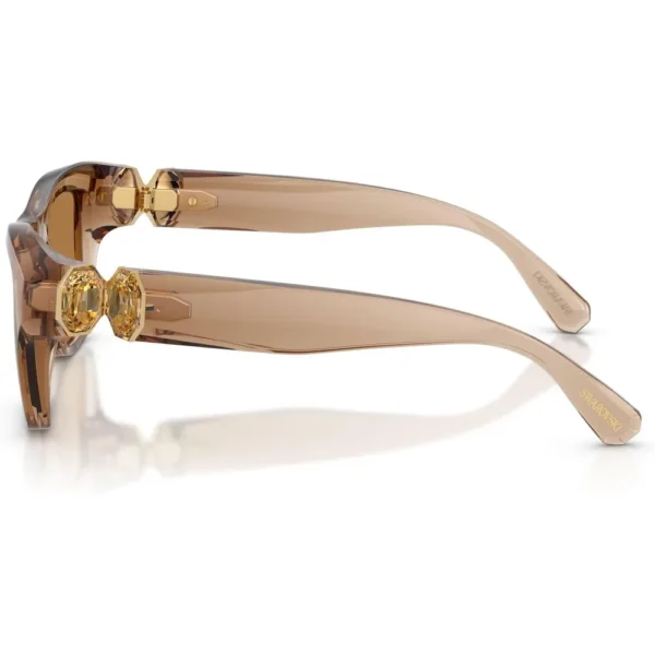 SWAROVSKI LENTES DE SOL SK6056U 50 MM MUJER | TRANSPARENT BEIGE/BRONZE